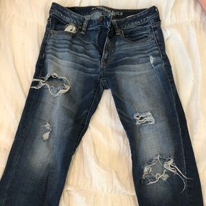 AEO Ripped Super Super Stretch Jegging